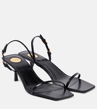 Jaspe leather sandals | Saint Laurent