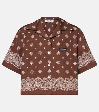 Hemd aus Baumwolle | Miu Miu