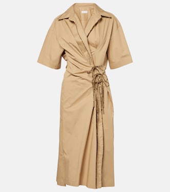 Cotton wrap dress | Dries Van Noten