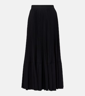 Plissé wool-blend maxi skirt | Junya Watanabe