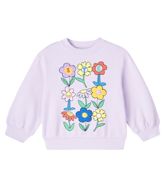 Sudadera de jersey de algodón estampado | Stella McCartney Kids