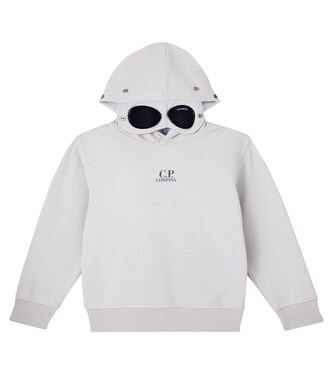 Google Lens cotton fleece hoodie | C.P. Company Kids