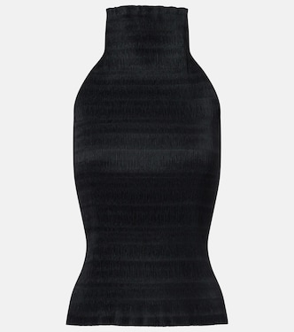 Shirred turtleneck top | Magda Butrym