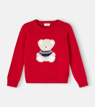 Pull intarsia en laine  | Il Gufo