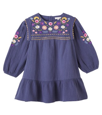 Isatys embroidered cotton gauze dress | Louise Misha