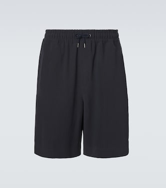 Linen canvas Bermuda shorts | Giorgio Armani