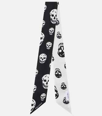Printed silk scarf | McQueen