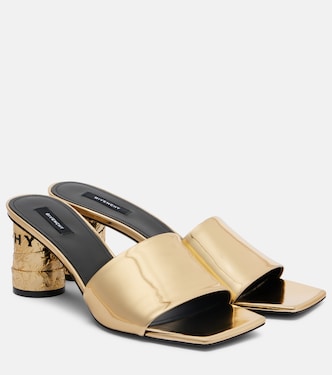 Tape 65 mirrored leather mules | Givenchy