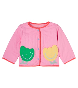 جاكيت لمولودة جديدة مُطرّزة ومبطنة | Stella McCartney Kids