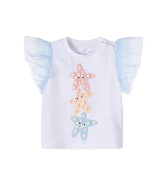 Baby Bedrucktes Top aus Baumwoll-Jersey | Stella McCartney Kids