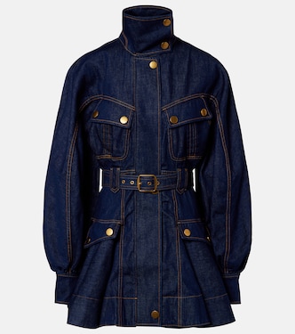 Robe Luna en denim | Zimmermann