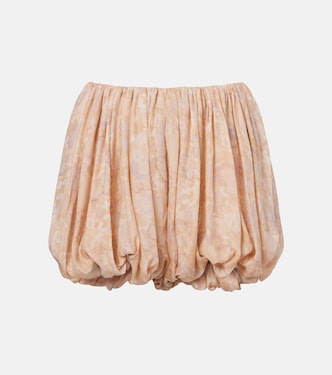Short en soie à fleurs | Chloé