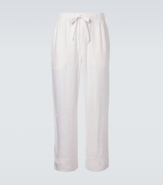 Luan linen-blend straight pants | Frescobol Carioca