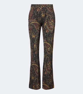 Paisley jacquard flared pants | Etro