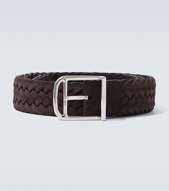 Braided suede belt | Brioni