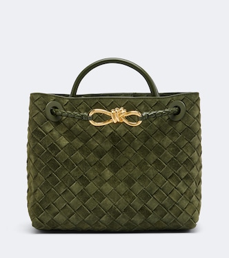Sac à main Andiamo Small en daim | Bottega Veneta