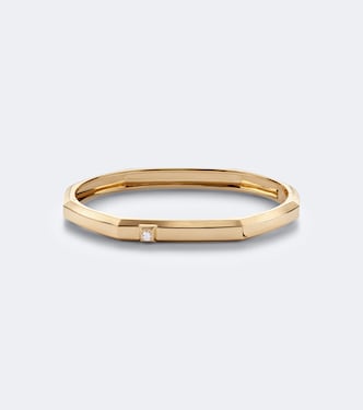 Moderniste 18kt gold bracelet with diamond | Messika