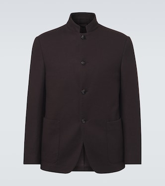 Veste en laine mélangée | Agnona