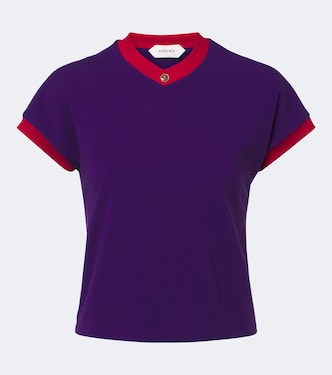 Medusa cotton jersey T-shirt | Versace