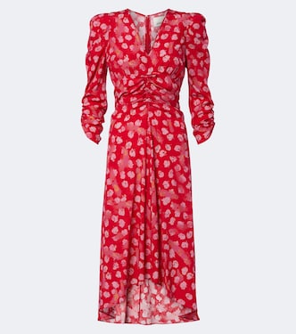 Albini floral silk-blend midi dress | Isabel Marant