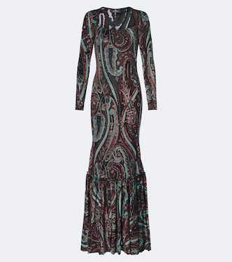 Paisley embroidered gown | Etro