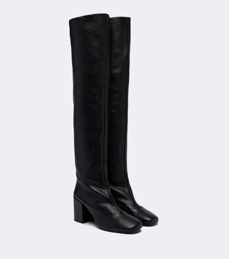 Leather knee-high boots | Dries Van Noten
