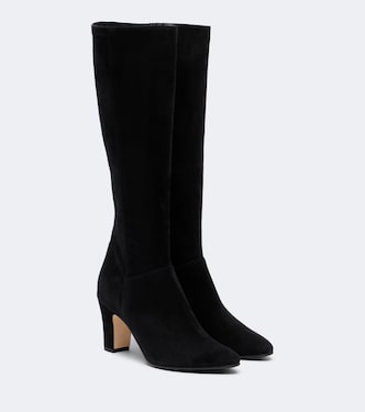 Pitana suede knee-high boots | Manolo Blahnik