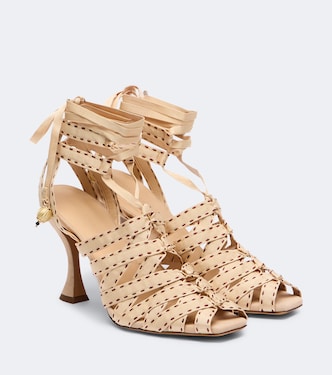 Sandalen Corsage aus Canvas | Zimmermann