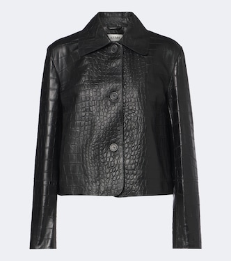 Chaqueta Emy de piel grabada | Arma