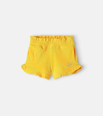 Logo jacquard cotton terry shorts | Vilebrequin Kids