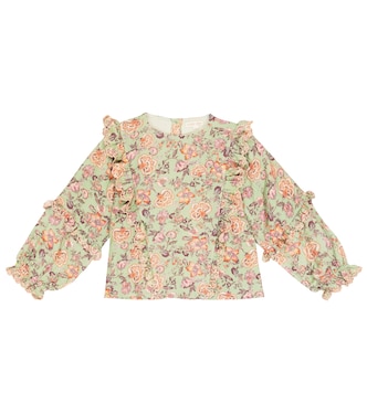Tubi floral cotton blouse | Louise Misha