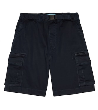 Belted cargo cotton shorts | Woolrich Kids