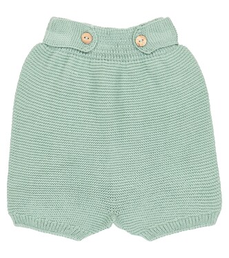 Baby Menta cotton shorts | La Coqueta