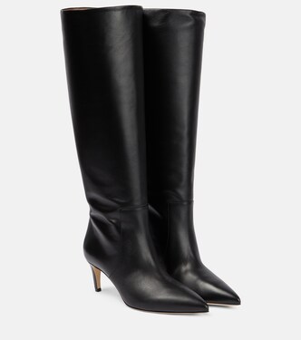 Leather knee-high boots | Paris Texas
