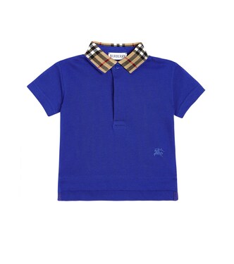 Baby Polohemd aus Baumwoll-Piqué | Burberry Kids