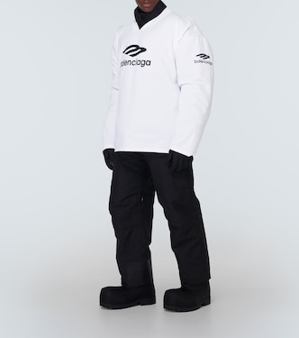 3B Sports Icon technical ski top in white - Balenciaga | Mytheresa