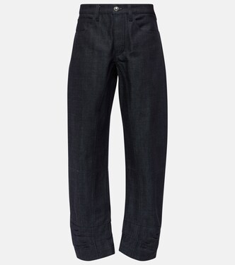 Mid-Rise Tapered Cropped Jeans | Jil Sander