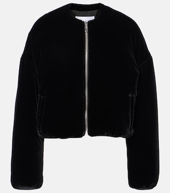 Velvet bomber jacket | Alaïa