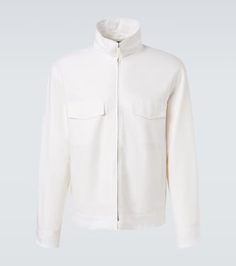 Cotton, linen, and silk jacket | Zegna
