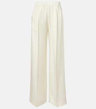 Gathered satin wide-leg pants | Jil Sander