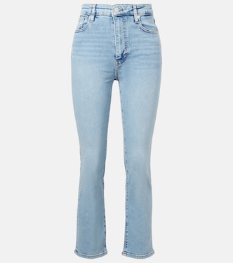 Pencil Crop high-rise straight jeans | Frame