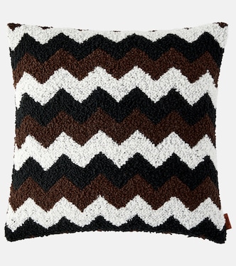 Riccio Zigzag bouclé cushion | Missoni
