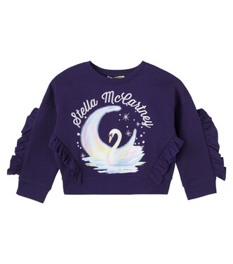 Printed cotton jersey sweatshirt | Stella McCartney Kids