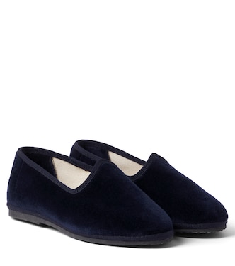 Velvet slip-on shoes | Il Gufo