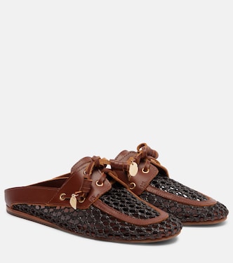 Segelschuhe Naveta aus Leder  | Ancient Greek Sandals