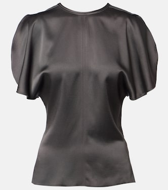 Bela crêpe satin top  | Victoria Beckham
