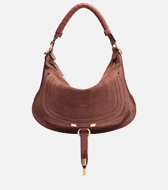 Marcie Small suede shoulder bag | Chloé