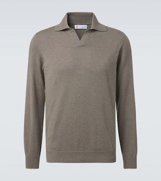 Cashmere polo sweater | Brunello Cucinelli