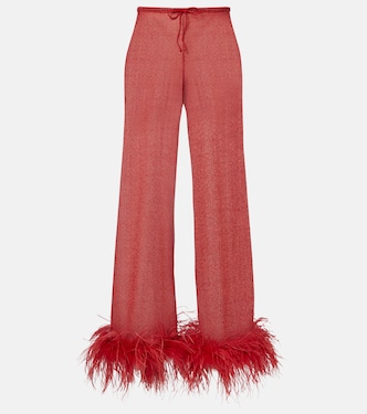 Lumière Plumage wide-leg pants | Oséree