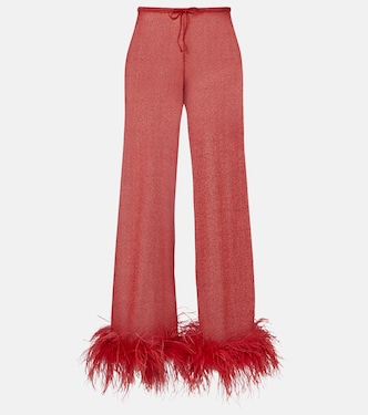 Lumière Plumage wide-leg pants | Oséree